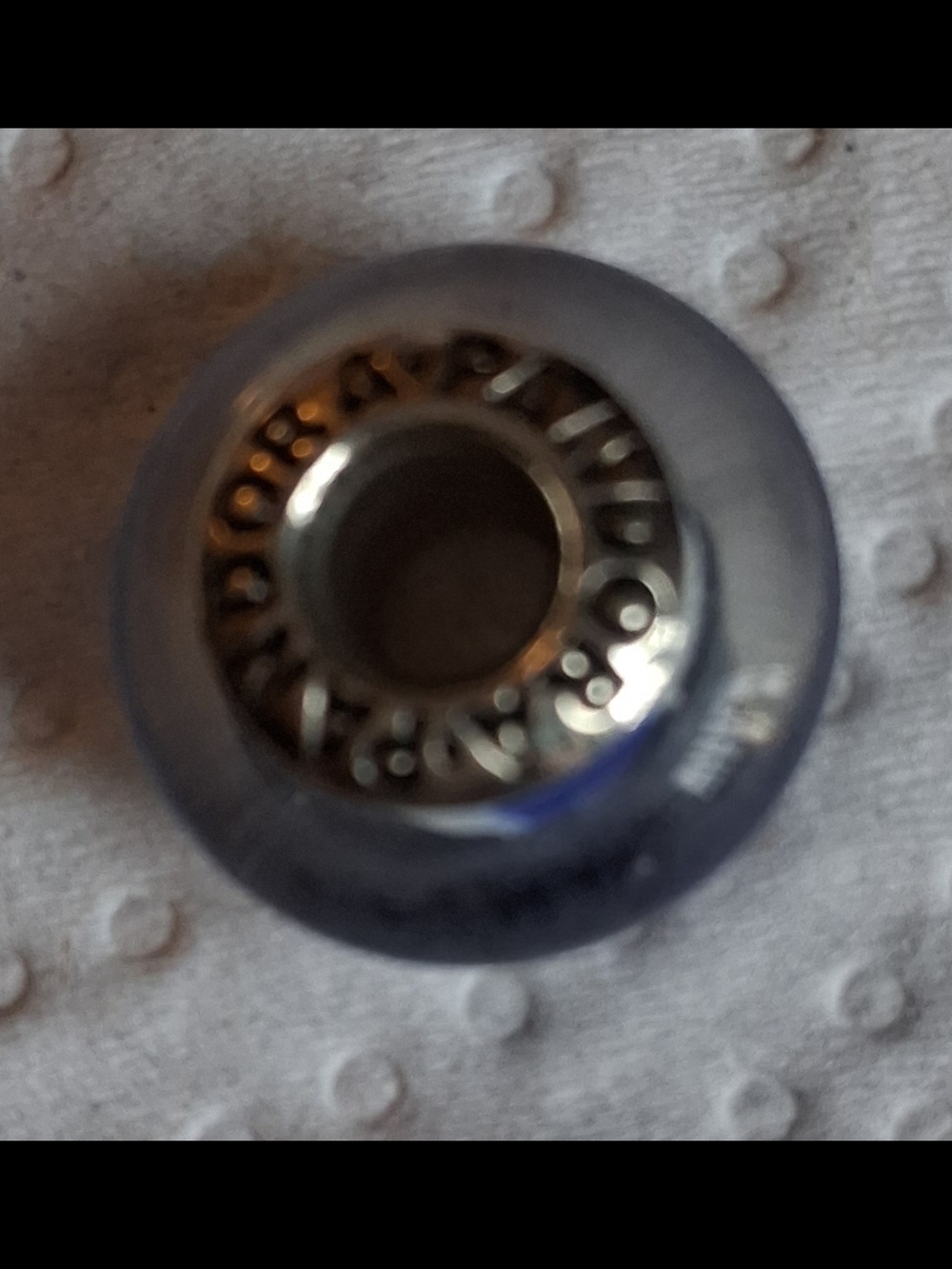 Pandora Blue Glass Charm Bead
